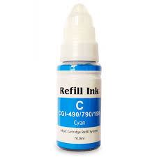 Ink Cartridge Cyan replaces Canon 0664C001, GI490C
