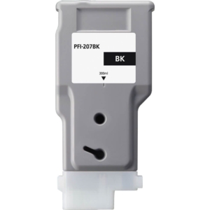 Ink cartridge Black replaces Canon 8789B001, PFI207BK