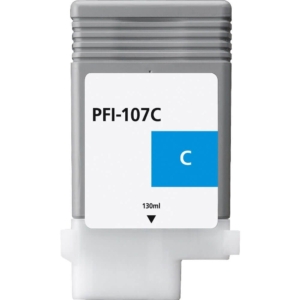 Ink cartridge Cyan replaces Canon 6706B001, PFI107C