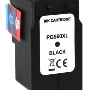 Ink cartridge Black replaces Canon 3712C001, PG560XL